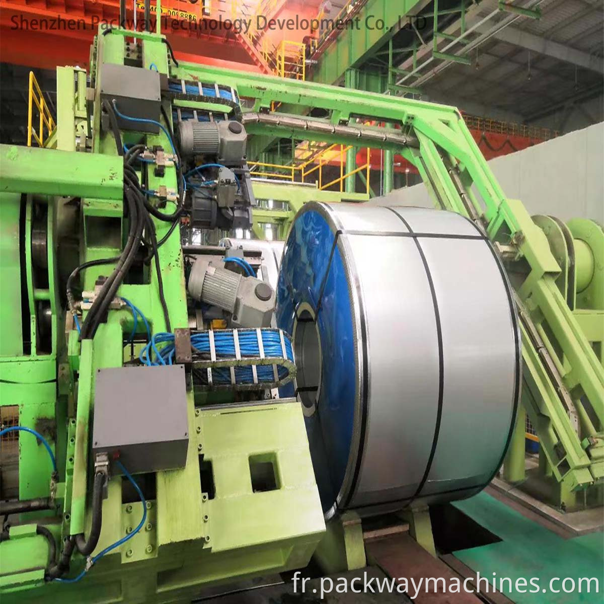 dual machine head radial strapping machine